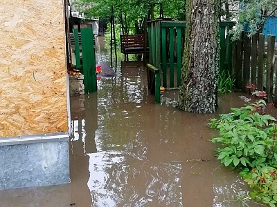 Фоторепортаж: В Шацком районе дожди привели к потопу