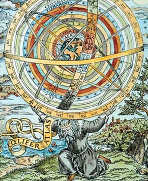Средневековое изображение небесной сферы…