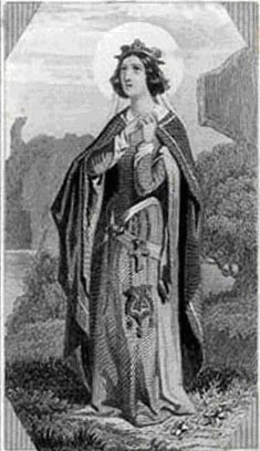 Адельгейда Бургундская на католической иконе.