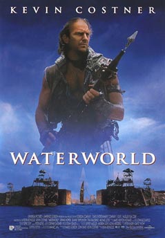 Для наглядности голливудский агитпроп забабахал в 1995 году боевик «Водный мир», действие которого происходит после таяния полярных льдов; до выхода «Титаника» это был самый дорогой фильм в истории кинематографа.
