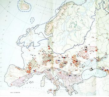 Судя по карте палеолитических памятников Валдайской эпохи, путь плейстоценовых аргонавтов пролегал по весьма густонаселённым местам.