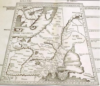 На карте Европейской Сарматии Птолемея этническая картина соответствует 150-100 г.г. до н.э., но она искусственно вписана в географические реалии более ранних времён.