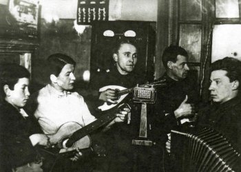 Одна из первых радиотрансляций рязанского радио, 1925 год.
