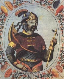 В средние века «Великого князя Рюрика» представляли таким. 