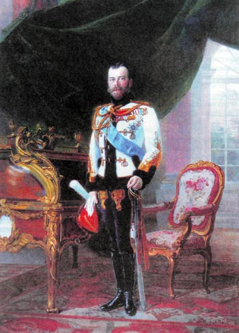 Император Николай II. С картины Э. Липгарта.