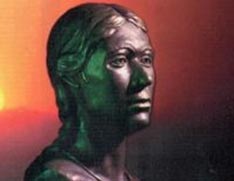 «Алтайская принцесса» - скульптурный портрет на основе краниологической реконструкции.