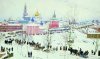 Троицкая лавра зимой, худ. Юон Константин Федорович (1875 - 1958)