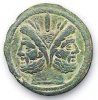 Древнеримская монета.