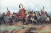 Б. П. Виллевальде. Подвиг конного полка в сражении при Аустерлице. Холст, масло. 1884 год