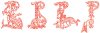 «Красота без пестроты» Юрьевского Евангелия. Буквы «В» и «Р». Великий Новгород, 1119—1128 годы.