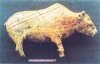 Ритуальная костяная фигурка бизона, найденная археологами, обнаружившими в зарайской земле поселение каменного века. Возраст фигурки - 22 тысячи лет.
