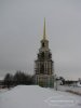 Рязанский кремль, колокольня, вид с вала  (январь 2009 г.)
