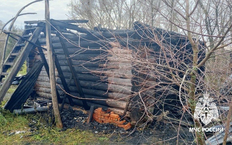 В селе Кривель Сапожковского района сгорела баня из-за проблем с трубой - 62ИНФО В селе Кривель Сапожковского района сгорела баня из-за проблем с трубой - 62ИНФО