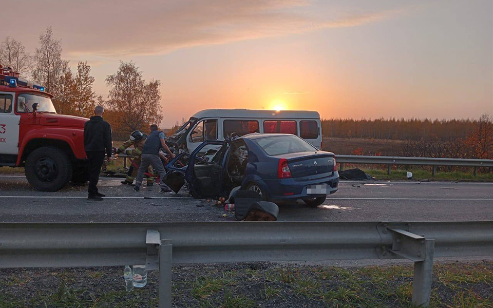 В ДТП в Пронском районе погибла женщина, пятеро в больнице - 62ИНФО В ДТП в Пронском районе погибла женщина, пятеро в больнице - 62ИНФО