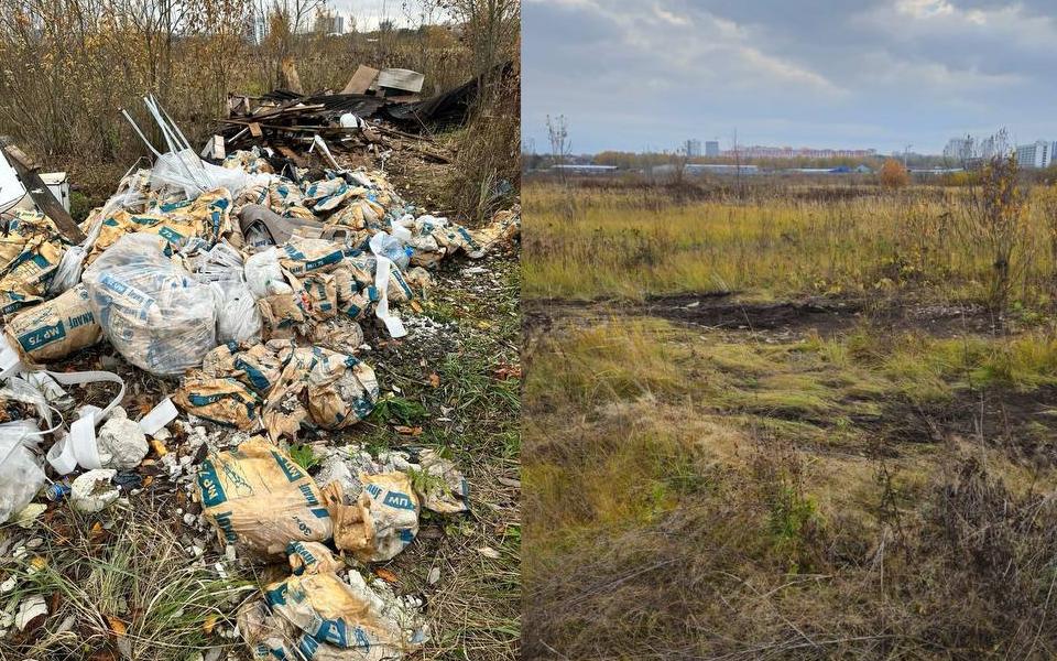 Прокуратура заставила убрать свалку у посёлка Дядьково - 62ИНФО Прокуратура заставила убрать свалку у посёлка Дядьково - 62ИНФО