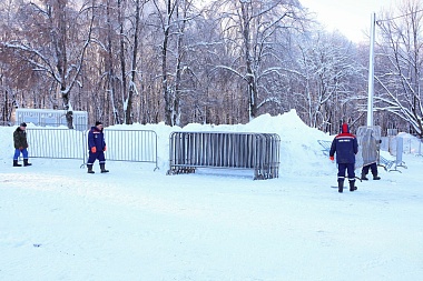 В Рязани начали подготовку территории Орехового озера к Крещенским купаниям