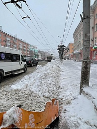 Рязанская администрация отчиталась об уборке снега в выходные