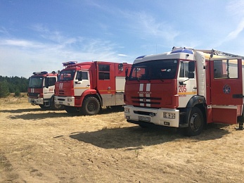 По ту сторону реки: как тушат пожары в рязанских лесах