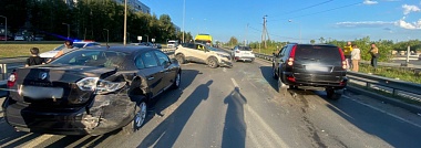 В Рязани 11-летняя девочка пострадала в массовом ДТП на Бирюзова