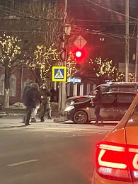 В Рязани на площади Ленина произошла массовая авария