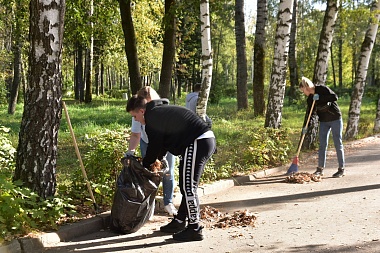 В Рязани прошёл первый общегородской осенний субботник