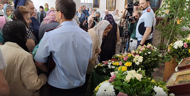 13 июня в Успенский собор Рязани доставили частицу мощей блаженной Матроны Московской