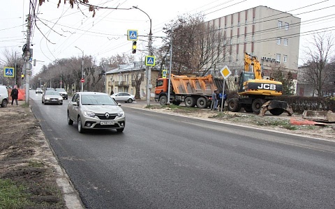 В Рязани открыли движение по улице Есенина после ремонта
