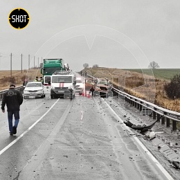 Депутат Рязанской области с сыном попала в массовую аварию в Кашире