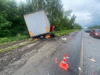 Мужчина скончался в аварии с грузовиком в Путятинском районе