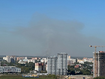 Рязанцы заметили столб дыма в районе Дягилева