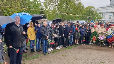 В Скопине простились с героически погибшим на Украине ефрейтором Николаем Яровым 