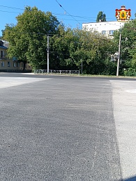 Работы на площади Попова и улице Садовой в Рязани завершены