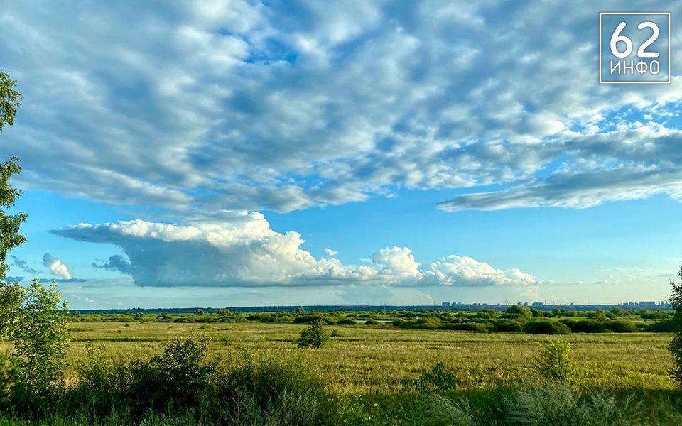 В воскресенье в Рязанской области будет до +23 градусов без дождя - 62ИНФО