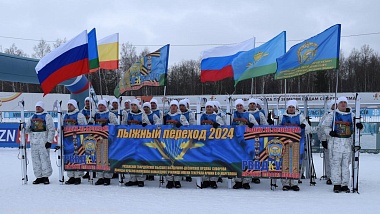 Курсанты РВВДКУ отправились в лыжный поход на 710 км в честь участников СВО