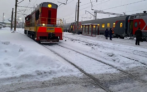 На железной дороге в Рязани продолжаются восстановительные работы