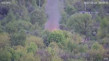 За Олимпийским городком в Рязани загорелась дача 