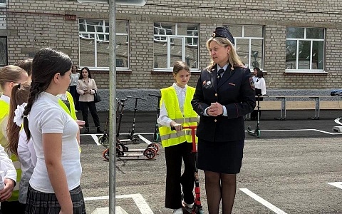 В рязанской школе открыли автогородок 