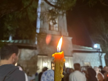 Пасха в Рязани: в храмах прошли крестные ходы и ночные службы