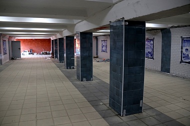 Подземный переход у торгового дома «Барс» готов на 80%