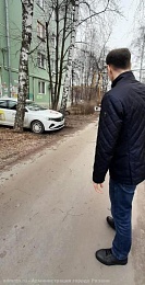 В Рязани составили 74 административных акта за парковку на зелёных зонах за неделю 