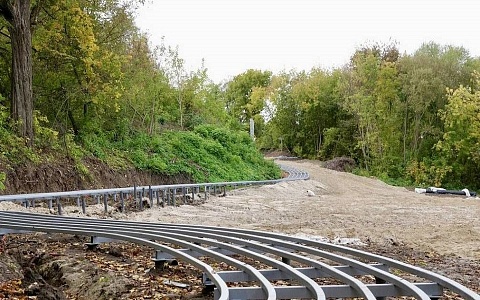 В Рыбном завершаются работы на набережной Вожи