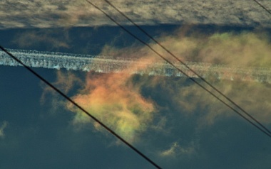 Иризация подарила рязанцам радужные облака