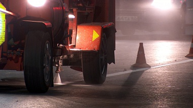 В Рязани продолжается обновление дорожной разметки