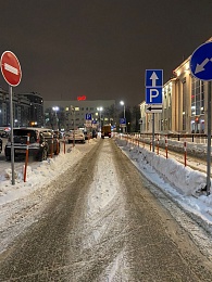 На рязанских железнодорожных вокзалах идёт уборка снега