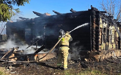 В Сасовском округе загорелся жилой дом