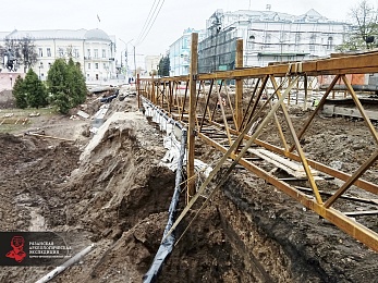 Археологи показали первое дорожное покрытие моста через Лыбедский бульвар - 62ИНФО Археологи показали первое дорожное покрытие моста через Лыбедский бульвар