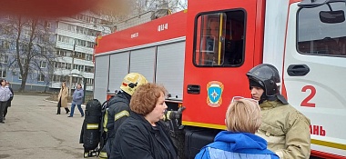 Сотрудников Центральной станции скорой помощи учили эвакуироваться