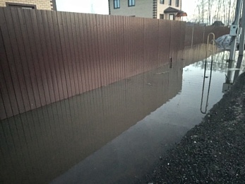 Село Тюшево в Рязанском районе частично затопило 