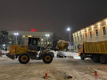 На рязанских железнодорожных вокзалах идёт уборка снега