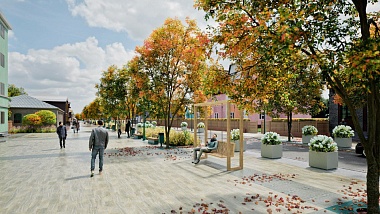Рязанцам показали проект изменения улицы Павлова за 250 млн рублей